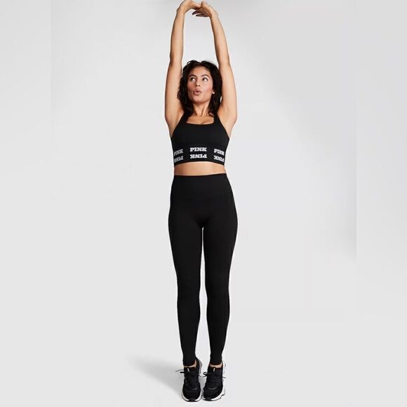 Pink Active NWT Seamless Workout Tight (XS) - Picture 2 of 10